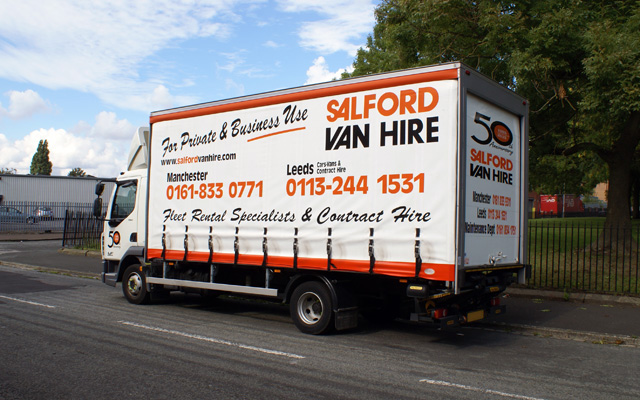 Hire a 7.5T GVW Curtainsided with Tail Lift