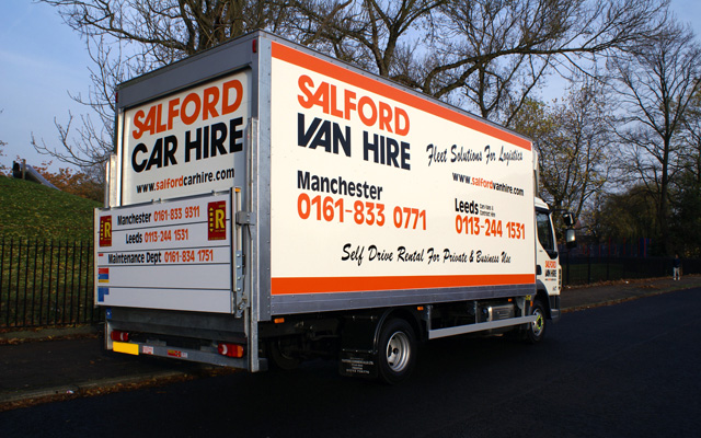 Hire a 7.5T GVW Box Van with Tail Lift