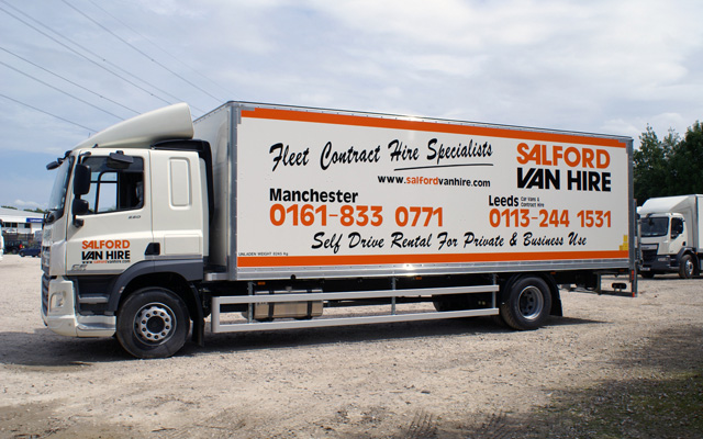 salford van hire prices