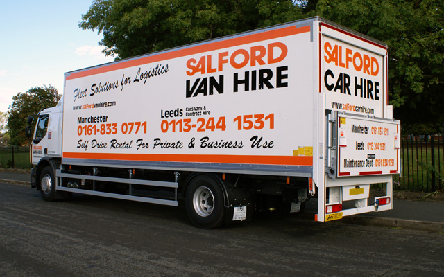 Hire a 17/18 Tonne GVW Box Van with Tail Lift HGV / LGV