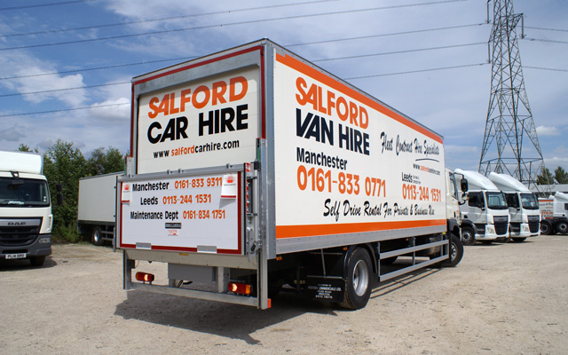 Hire a 17/18 Tonne GVW Box Van with Tail Lift HGV / LGV