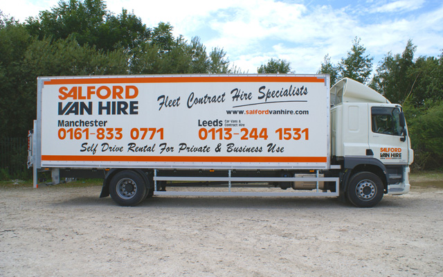 Hire a 17/18 Tonne GVW Box Van with Tail Lift HGV / LGV