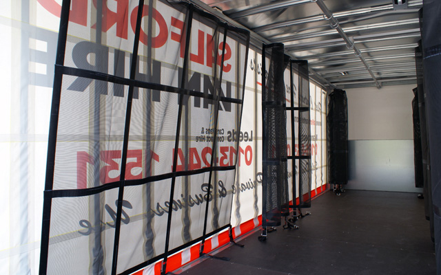 Hire a 18T GVW Curtainsided HGV / LGV with Tail Lift