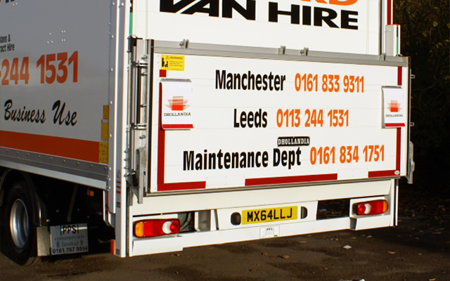 Hire a 12T GVW Box Van with Tail Lift