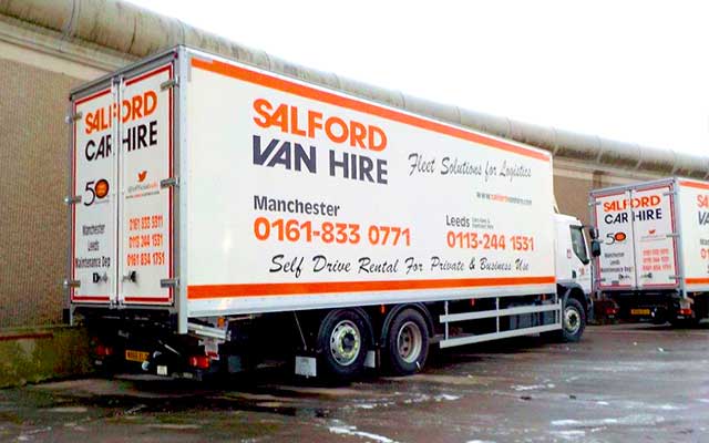 Hire a 26T GVW 6x2 Rigid Box Van With Tail Lift