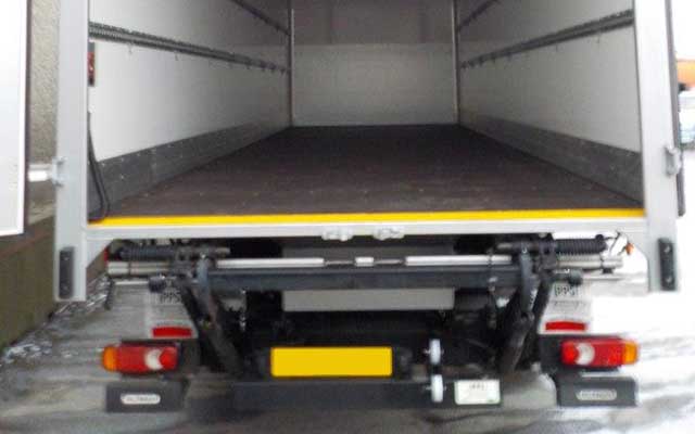 Hire a 26T GVW 6x2 Rigid Box Van With Tail Lift